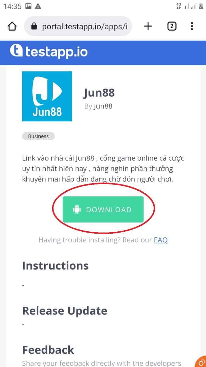 Bước 5 để tải app Jun88